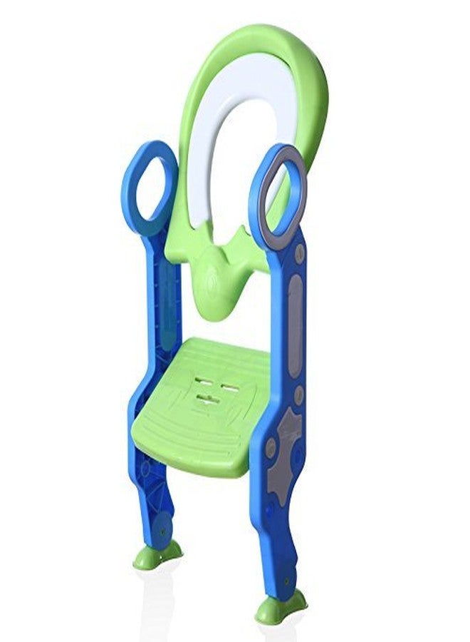 LAFILLETTE Folding Adjustable Non Slip Baby Comfort Potty Training Toilet Seat for Kids(Green) - Image 5