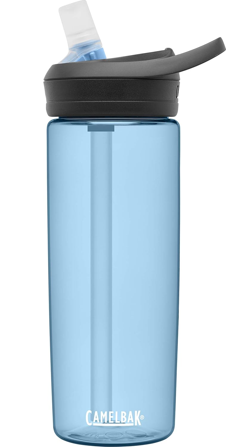 CAMELBAK CamelBak eddy+ Water Bottle with Tritan Renew – Straw Top 20oz, True Blue  - Image 1