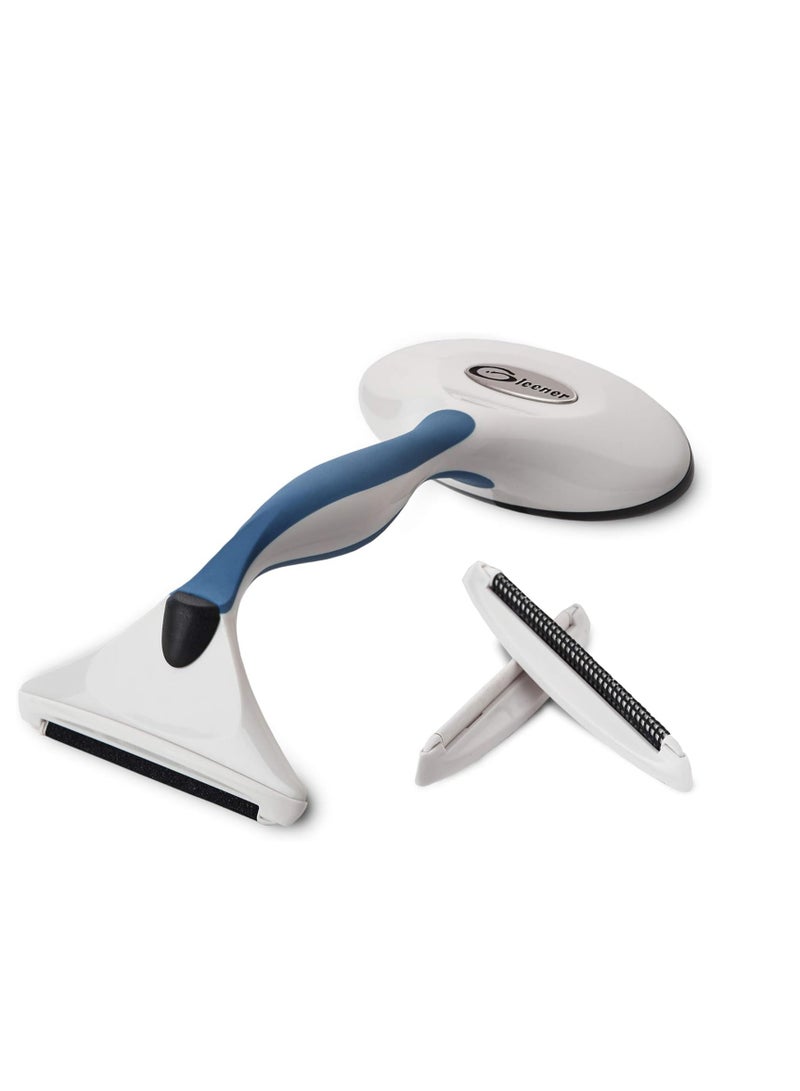 Gleener GLEENER Battery-Free Fabric Shaver & Lint Brush | Ultimate Fuzz Remover | Adjustable Depiller Lint Remover for Clothing & Furniture (Slate Blue)  - Image 1
