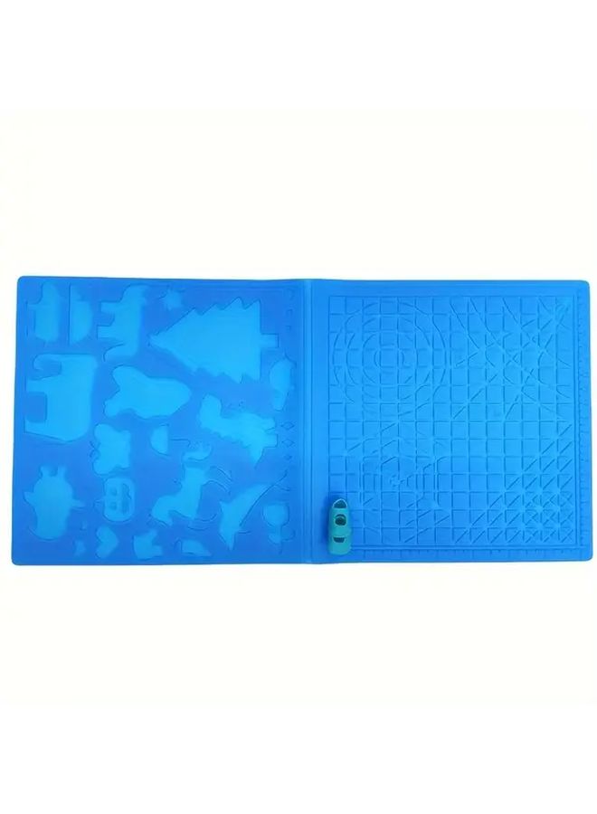 Green Silicone Template Mat With Finger Covers For 3D Printing Pen DIY Crafts - Image 5