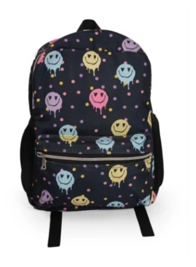 حقيبة ظهر صغيرة مبتسمة بألوان قوس قزح    حجم الحقيبة: صغير  - Image 1