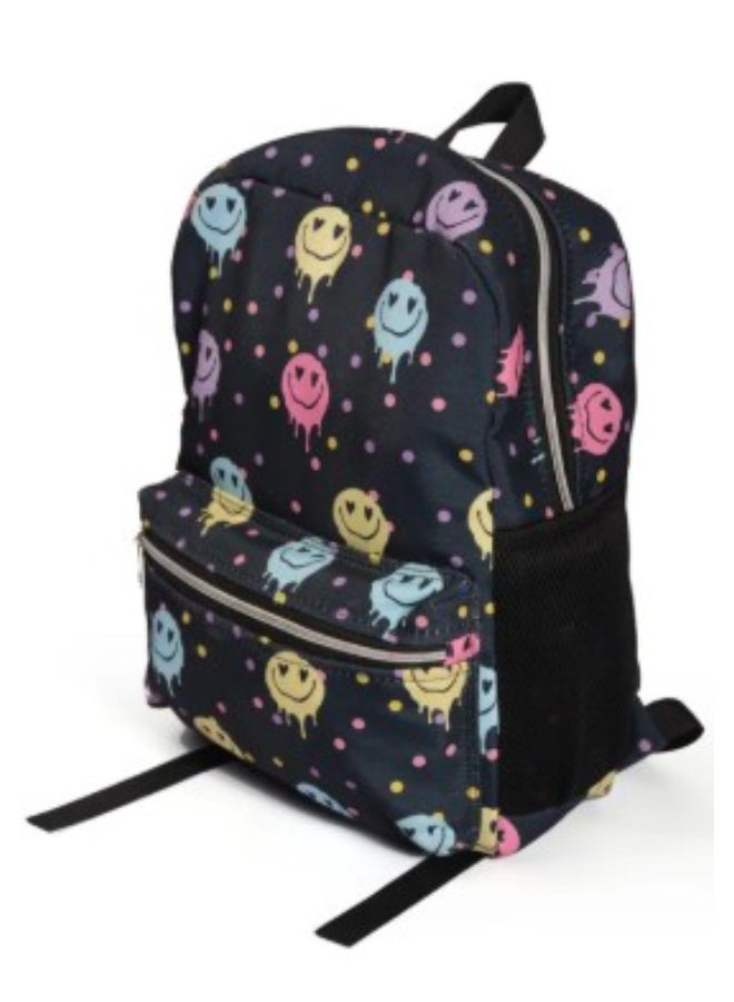 حقيبة ظهر صغيرة مبتسمة بألوان قوس قزح    حجم الحقيبة: صغير  - Image 2