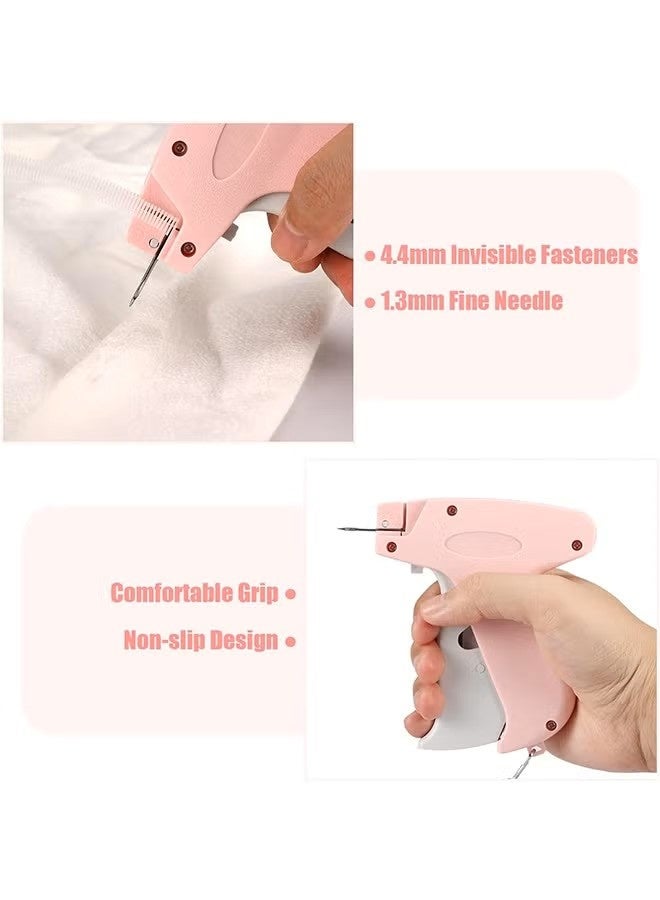 Tagging Gun for Clothing, Fine Stitch Mini Stitch Gun for Clothes, Quick Clothing Fixer, Hemming Sewing Tool Kit, Includes 1000 Fasteners, Great for Garment Repair ​(Pink) - Image 5