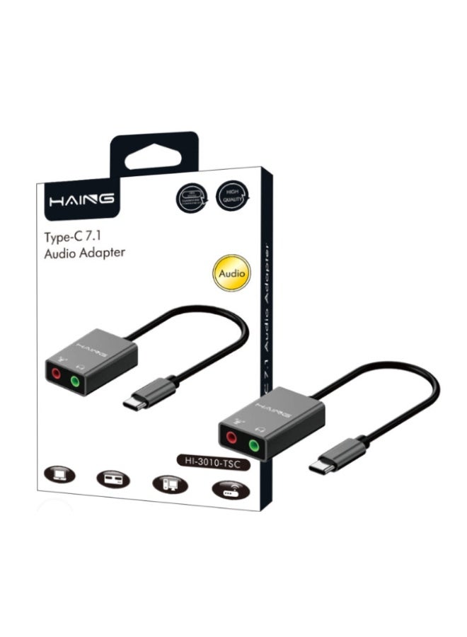 Haing Type C 7.1 Audio Adapter (HI-3010-TCS)