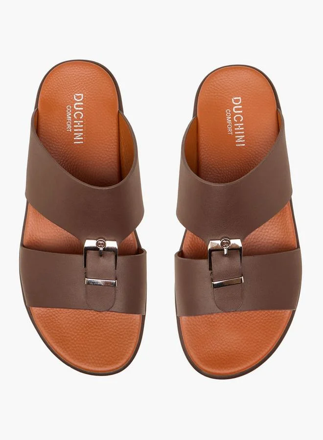 DUCHINI Men Buckle Accent Arabic Sandals