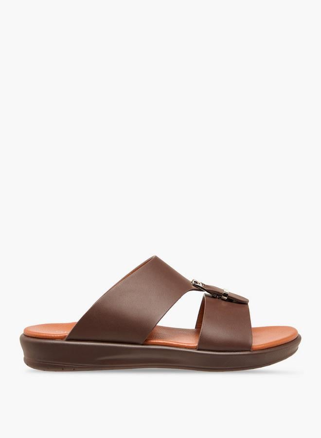 DUCHINI Men Buckle Accent Arabic Sandals - Image 3