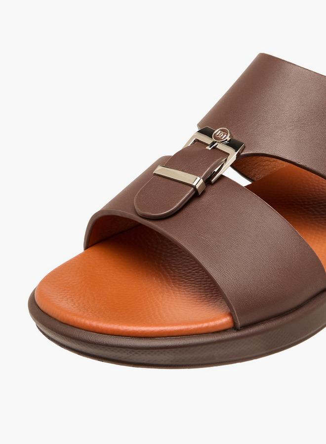 DUCHINI Men Buckle Accent Arabic Sandals - Image 4