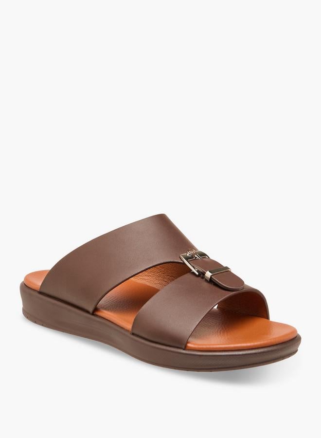 DUCHINI Men Buckle Accent Arabic Sandals - Image 2