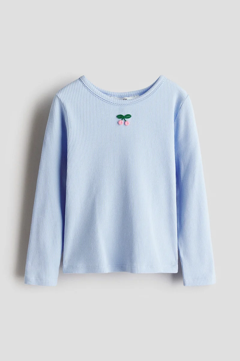 H&M Ribbed cotton top