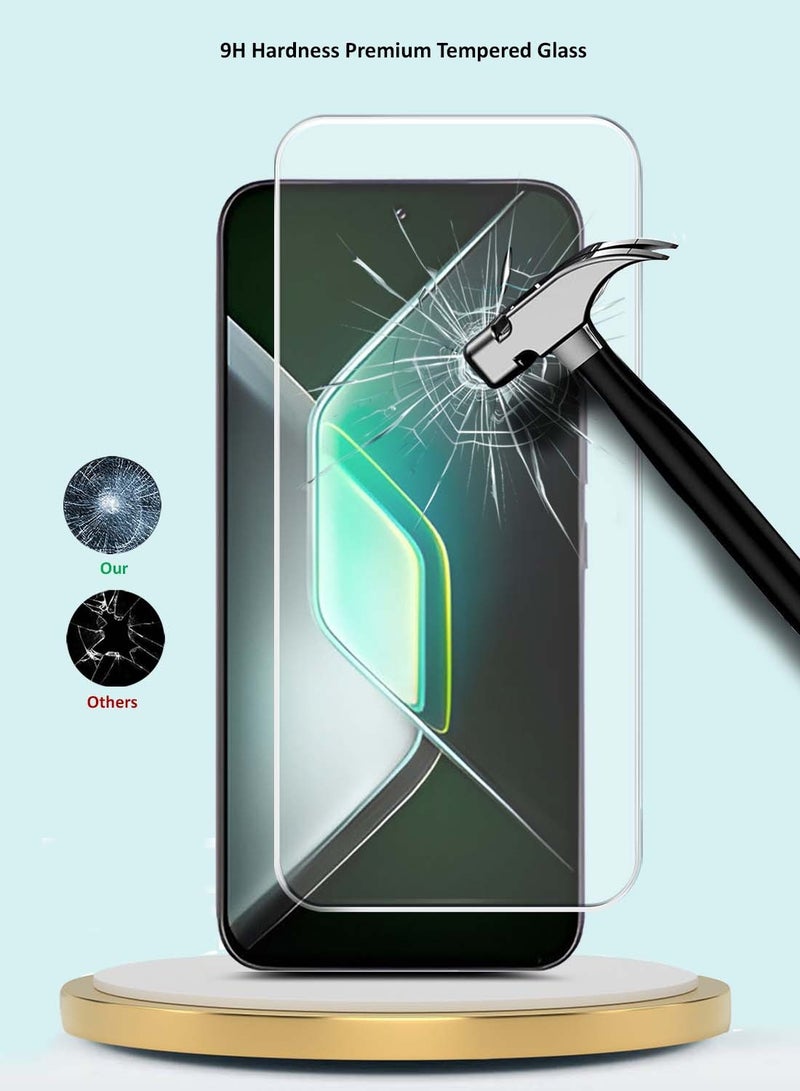 GMAX Infinix GT 30 Pro 5G 2025 GMAX Premium Series Curved Edges 9H 2.5D Tempered Glass Screen Protector - Clear - Image 3
