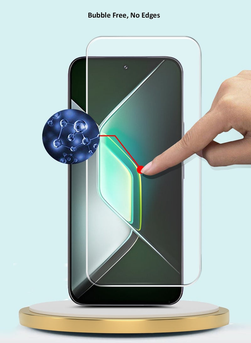 GMAX Infinix GT 30 Pro 5G 2025 GMAX Premium Series Curved Edges 9H 2.5D Tempered Glass Screen Protector - Clear - Image 4