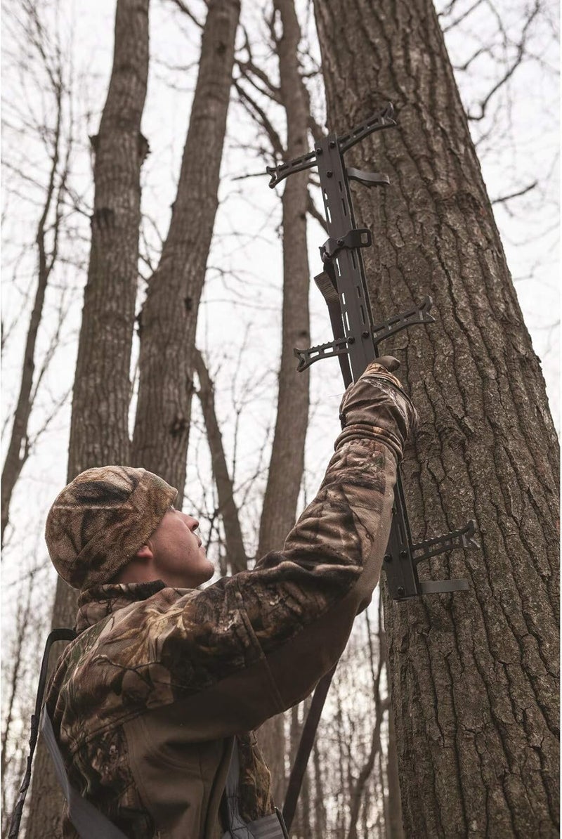 Traction Climbing Stick, 20 Foot Tree Climbing Hunting Gear with Double Traction Grip, Hunting Accessories for Tree Stands, Deer Stands, & Blinds