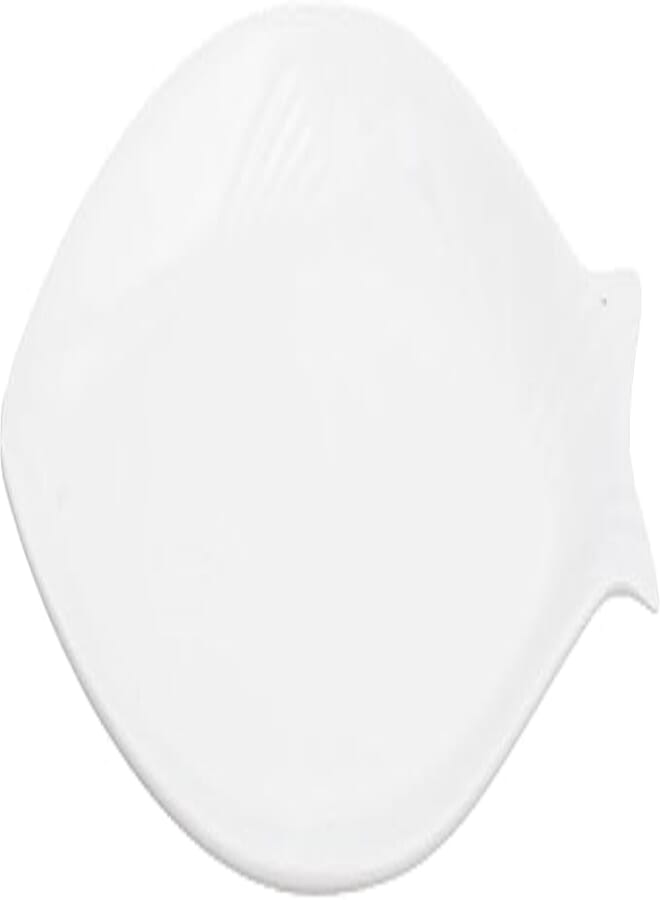 Rosa Porcelain Fish Serving Plate, 40 cm Diameter