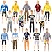 SOTOGO 27 Pieces Doll Clothes and Accessories for 12 Boy Doll Includes 12 Sets Casual Clothes Career JacketPants OutfitsShoes and Surfboard - Image 2