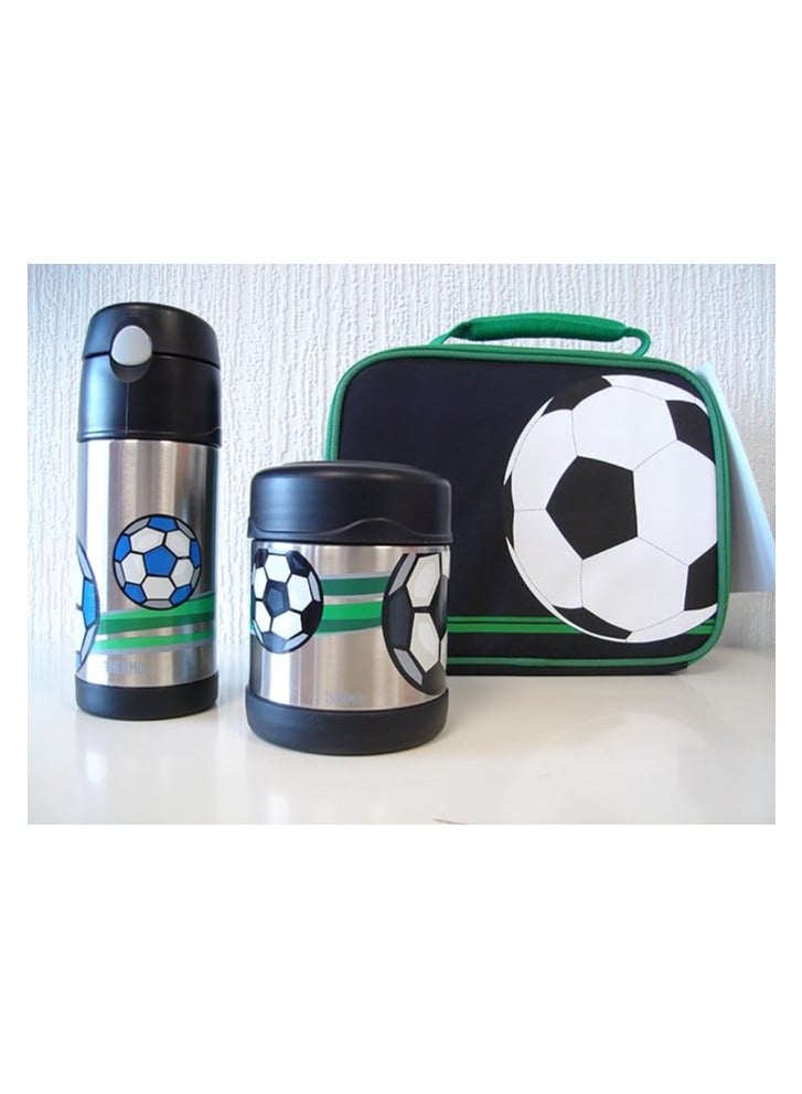 ترموس حراري فانتاير بسعة 290 مل من ثيرموس، نمط كرة قدم - Image 3