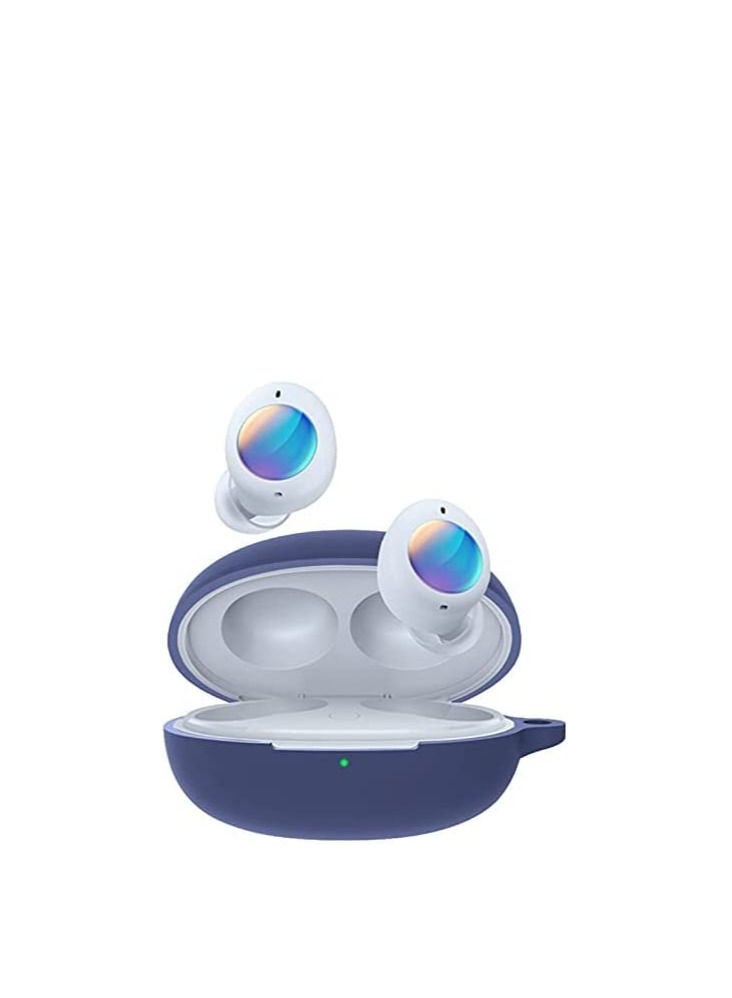 ibimble Realme Buds Q2/Realme Buds Air 2 Neo Earbuds Case Cover New Hight Protection Soft Silicone Protective Case -This is Only Silicon Cover Earbuds is Not Inculded -(Blue)