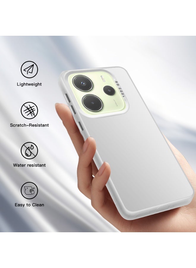 LiuShan Xiaomi Redmi Note 14 5G Case, Slim TPU Bumper Phone Cover,360°Full Body Shockproof Protective Phone Case for Redmi Note 14 5G  - Image 4