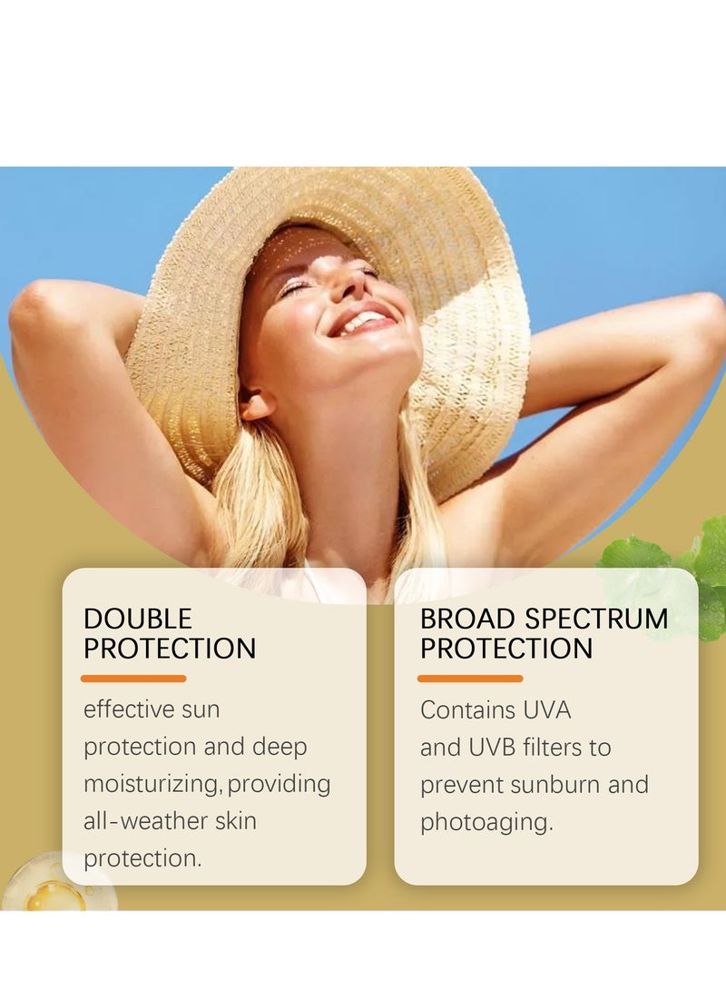 EELHOE Moisturizing Sunscreen Mist, 100ml Ultra-Light Sunscreen Spray Lotion, Moisture Daily Sunscreen, Non-Greasy &Water Resistant Sunscreen, Spray Sunscreen For Face and Body, Broad Spectrum SPF 50 - Image 4