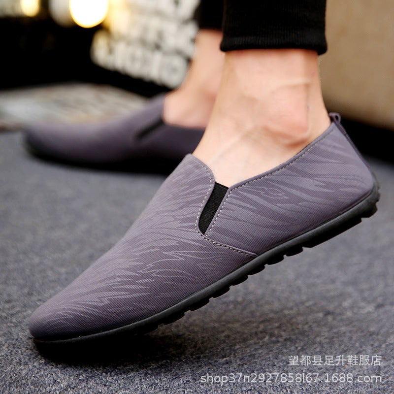 Spring New Canvas Beanie Shoes, Slip-On Slip-Ons, Versatile Casual Trendy Shoes, Social Boy Shoes, Men'S Driving Shoes - Image 3