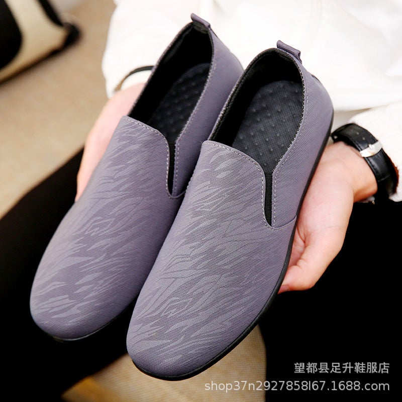 Spring New Canvas Beanie Shoes, Slip-On Slip-Ons, Versatile Casual Trendy Shoes, Social Boy Shoes, Men'S Driving Shoes - Image 5