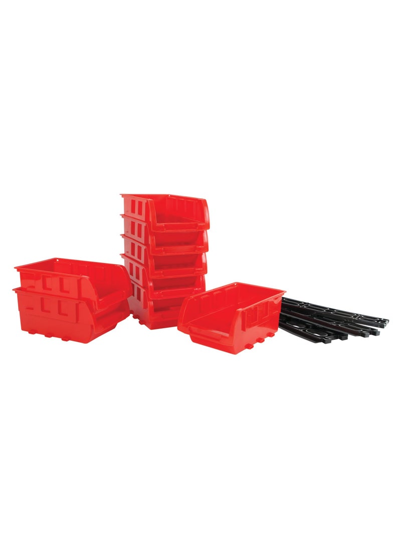 Performance Tool Performance Tool W5197 8 Piece Small Stackable Storage Trays , orange  - Image 1