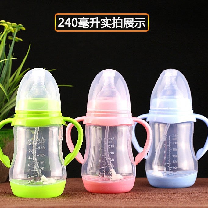 Baby Wide-Caliber Pp Plastic Bottle 180Ml240Ml300Ml Small And Medium-Sized Pregnancy And Baby Store Supplies Baby Big Children - Image 1