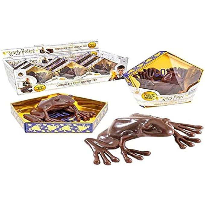 NOBLE COLLECTION HARRY POTTER REPLICA SQUISHY CHOCOLATE FROG DISPLAY (9)