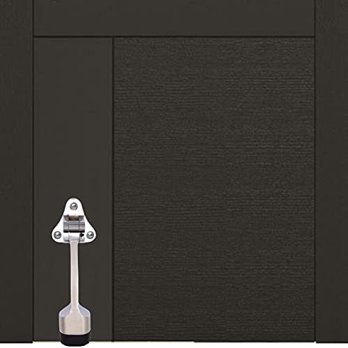 Atom Door Stopper | Kickdown Door Stop with One Touch | Adjustable Height & Rubber Tip 1.5 Inches, Door Stops (CPSS Finish, DS003), Pack of 2 - Image 5