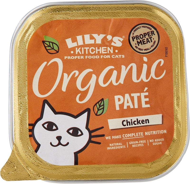 LILY'S KITCHEN Organic Chicken Pate Wet Cat Food - 85G - Image 2