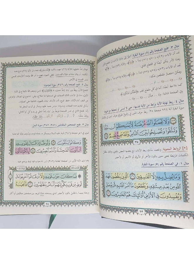مصحف الحفظ الميسر طريقة مبتكرة لحفظ القرآن الكريم مقاس 20*28 - Image 4