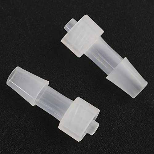 MEETOOT 10pcs Male Luer Lock 1/4" PP Hose Barb Adapter for Laboratory Biochemical/Analytical Instruments, Food Machinery and Aquarium Equipment - Image 2