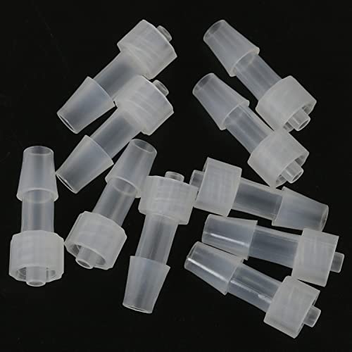 MEETOOT 10pcs Male Luer Lock 1/4" PP Hose Barb Adapter for Laboratory Biochemical/Analytical Instruments, Food Machinery and Aquarium Equipment - Image 3