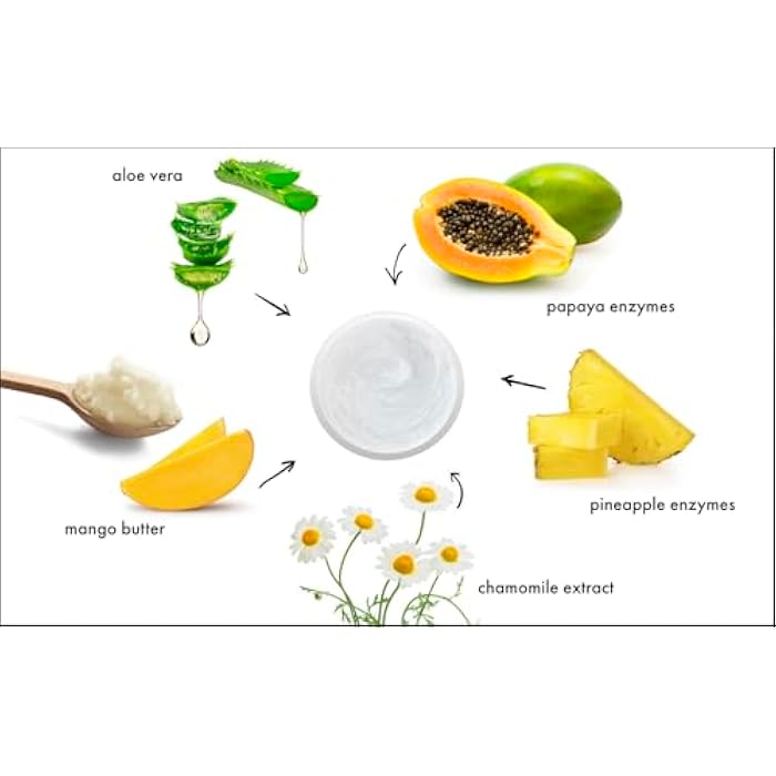 RAYA Enzyme Peeling Facial Cream (109) | Gentle, Exfoliating Treatment for Sensitive Skin | Cleanses, Polishes, and Improves Complexion - Image 2