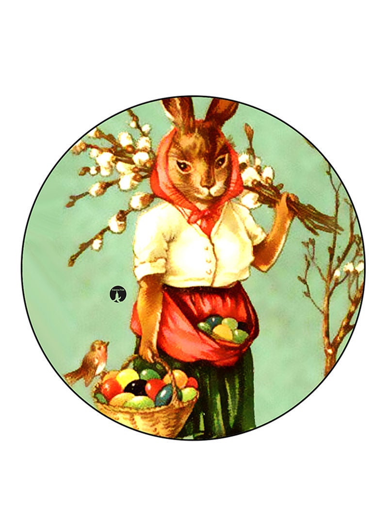 RKN Vintage Art Printed Mouse Pad Multicolour