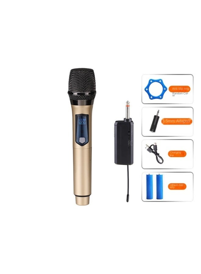 Live Wireless Microphone Home Karaoke One-drag-two Outdoor Sound System Tv Singing Conference Stage Sound Card Microphone - Image 1