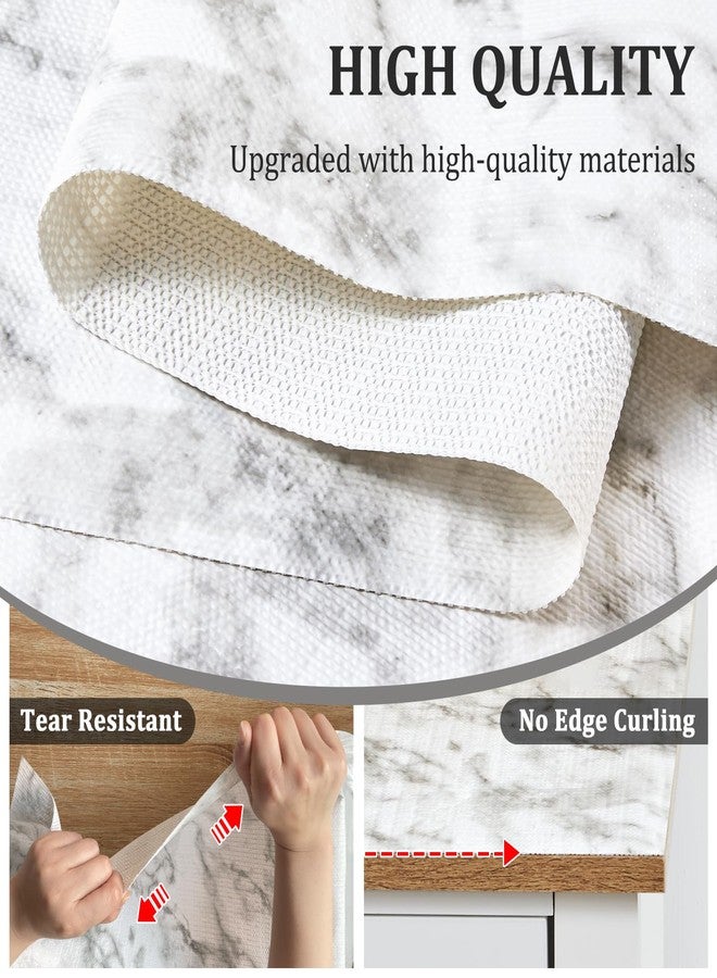 Viseeko Shelf and Drawer Liner for Kitchen Cabinet, 12 in x 10 ft Non-Adhesive Cabinet Liners for Shelves, Strong Grip Shelf Paper Non-Slip Waterproof Easy to Cut for Dresser Cupboard, Marble - Image 5