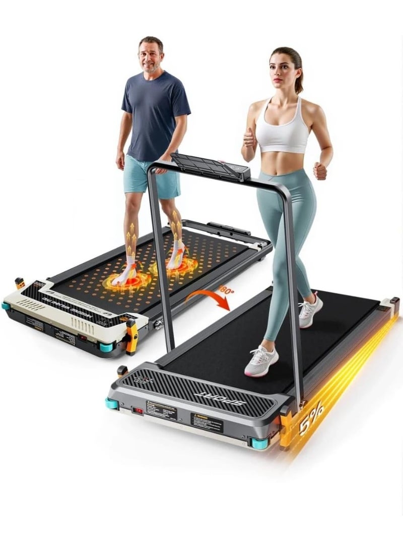 ICON FUNRAY Versatile Walking Pad Treadmill with Incline - Dual-Sided Under Desk Treadmill with Foot Massage,2 in 1 Walking Machine for Home/Office with 330LBS Weight Capacity - Image 5