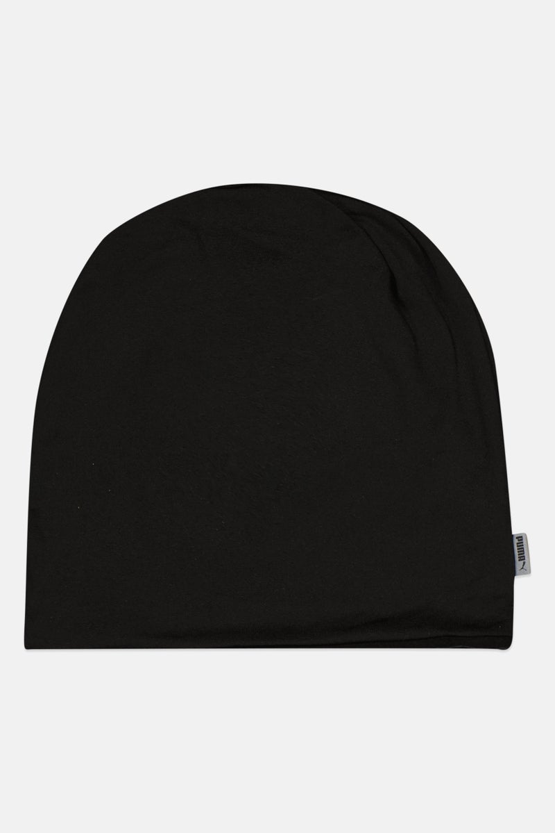 PUMA Women Plain Solid Running Beanie Hat, Black  - Image 2