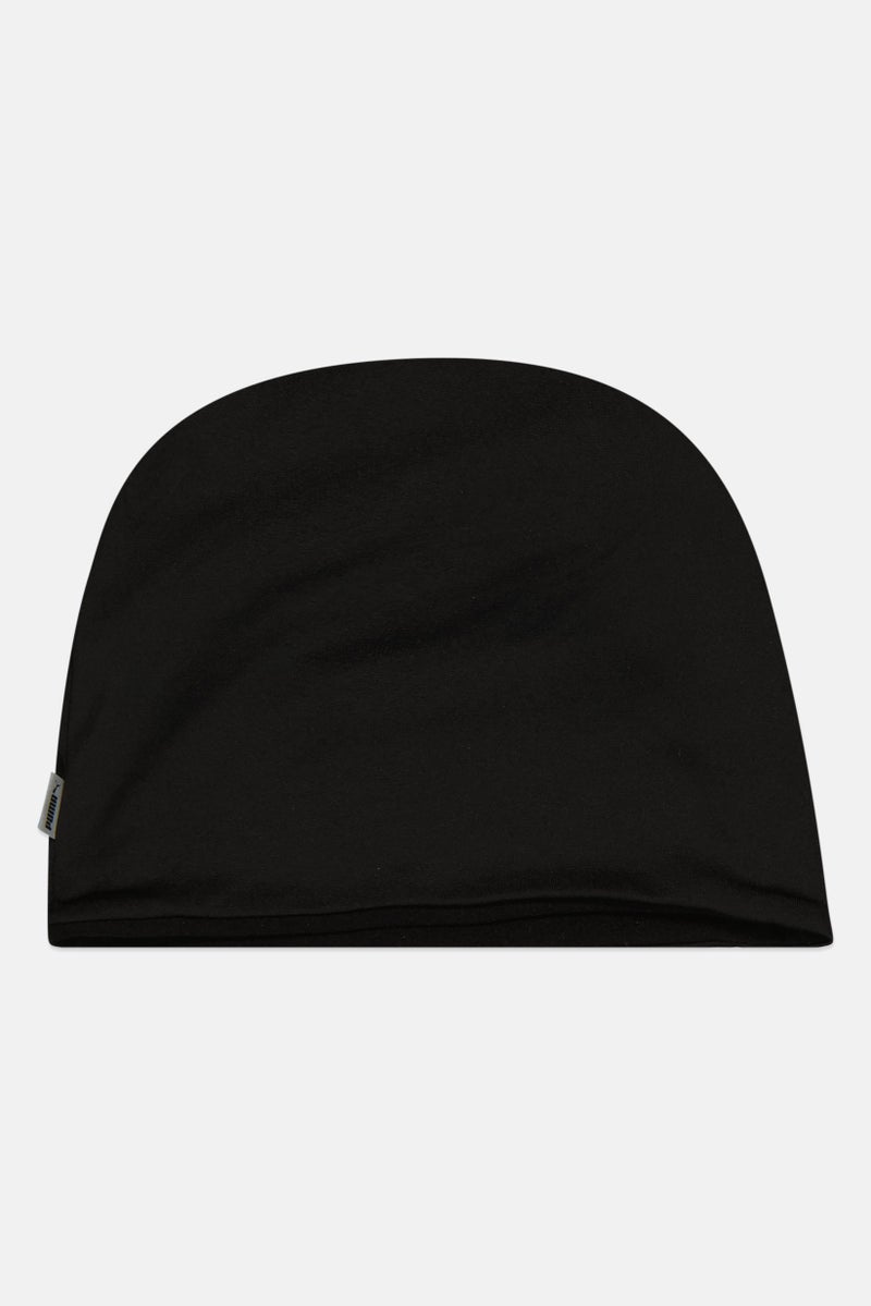 PUMA Women Plain Solid Running Beanie Hat, Black  - Image 1
