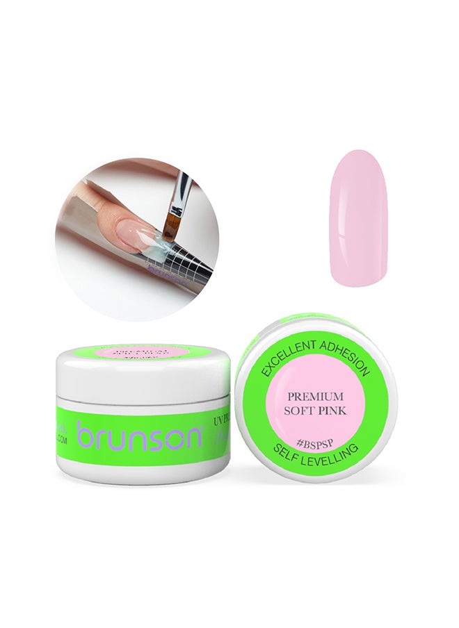 brunson Builder Gel for Nails 30ml Nail Sculpting Gel Self Leveling Non-Sticky Hand Solid Builder Gel Hard Nail Extension Gel 3D Sculpting Gel for Nail Art Design Salon Manicure 
