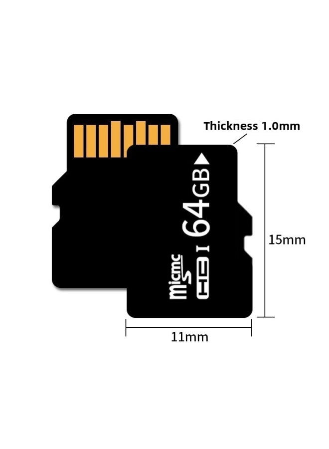 32GB High-speed TF Card 16G Monitoring Card 8G Mobile Phone 128G Camera 64G Driving Recorder Memory Card-Color:Black-Capacity:128GB - Image 5