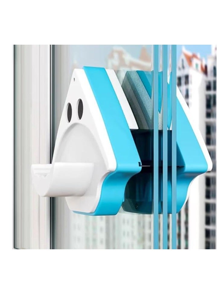 High Quality Double Sided Magnetic Glass Cleaning Tool, Sliding Glass Cleaning Brush for High Double Glazed Windows 3-10mm Thickness - Image 1