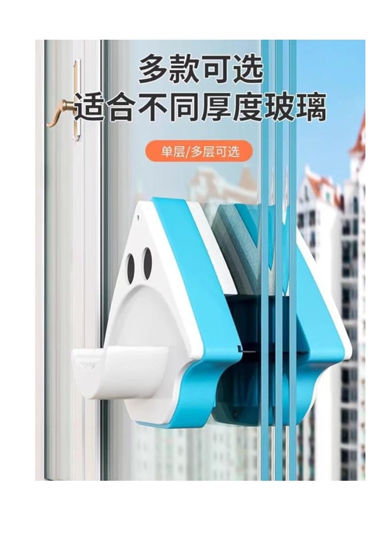 High Quality Double Sided Magnetic Glass Cleaning Tool, Sliding Glass Cleaning Brush for High Double Glazed Windows 3-10mm Thickness - Image 5