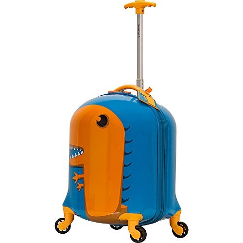 Rockland Jr. Kids' My First Hardside Spinner Luggage, Telescoping Handles, Owl, Carry-On 19-Inch - Image 3