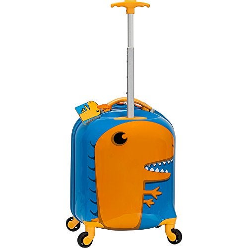 Rockland Jr. Kids' My First Hardside Spinner Luggage, Telescoping Handles, Owl, Carry-On 19-Inch - Image 4
