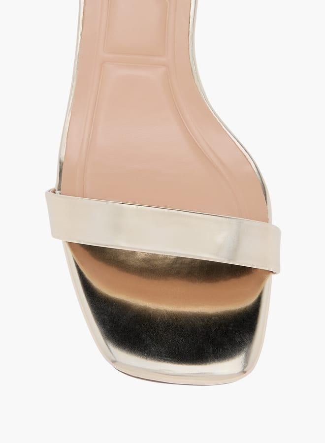 سيليست صنادل نسائية بكعب عريض وإبزيم - Image 4