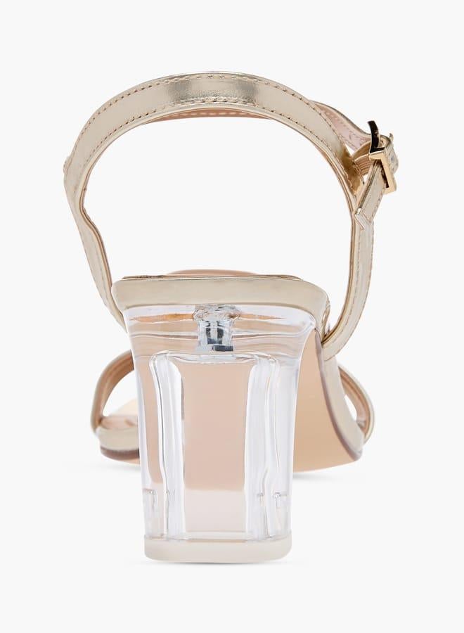 سيليست صنادل نسائية بكعب عريض وإبزيم - Image 5