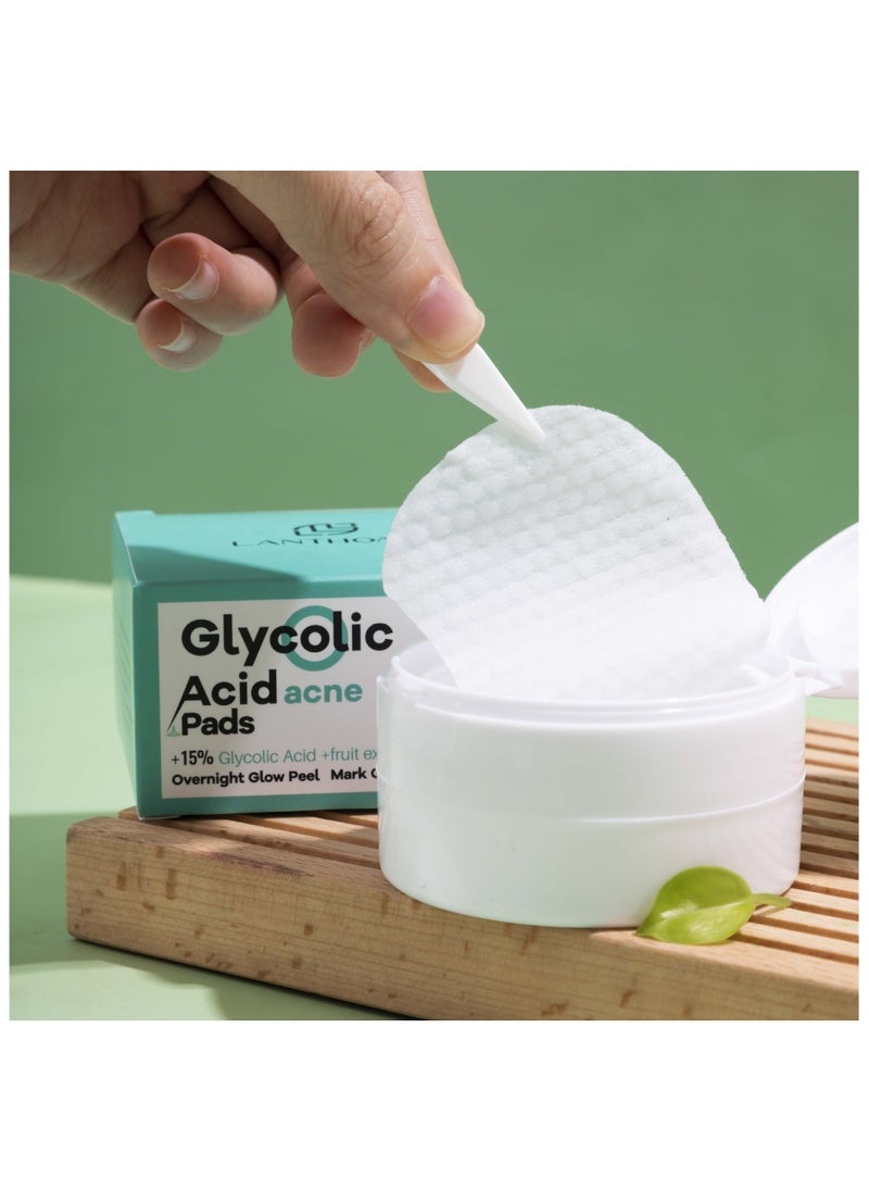 Lanthome Lianbiquan lanthome glycolic acid acne pads 30 tablets glycolic  - Image 3