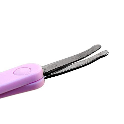 Chicco Baby Nail Scissor with Rounded Blade Ends for Safety, Easy Grip Handle, Grooming Accessory for Newborn Babies 0m+ (Pink) - Image 4