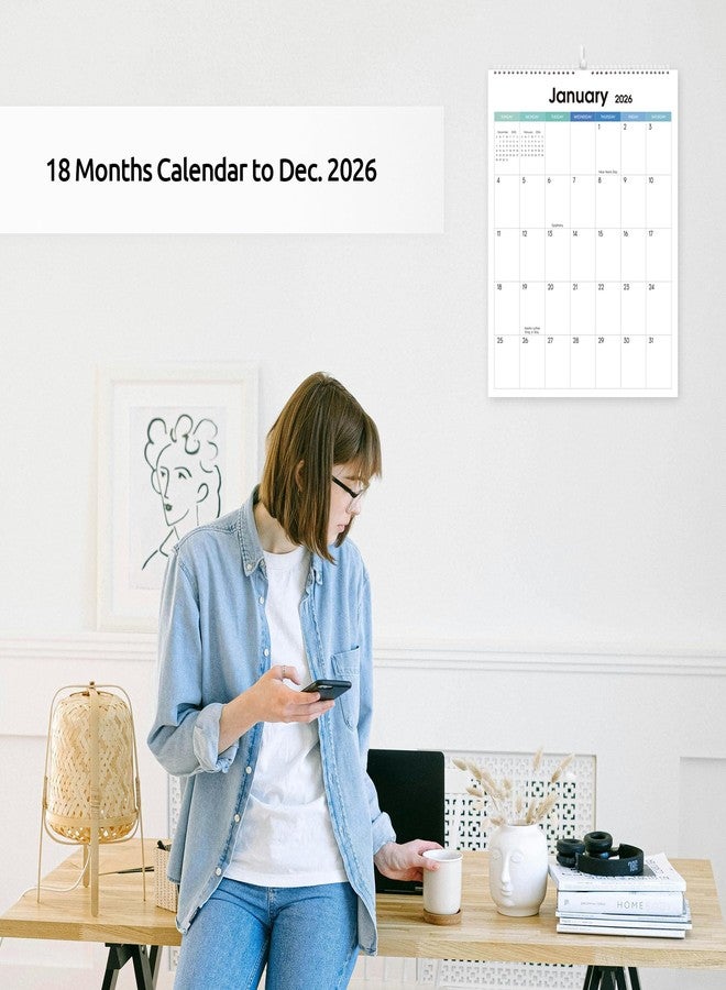 SKYDUE Wall Calendar 2025-2026, 20 Months Calendar from May. 2025 to Dec. 2026, 14.5 x 11.5 Vertical Wall Calendar with 280 Planner Stickers - Image 5